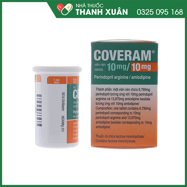 Thuốc Coveram 10mg/10mg chỉ định tăng huyết áp